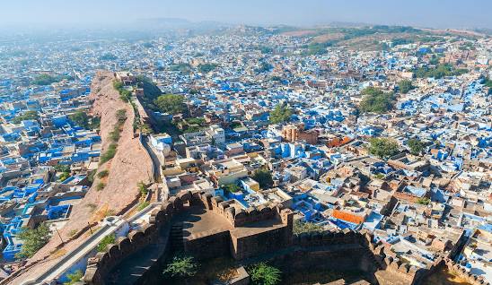 Jodhpur, also known as the Blue City